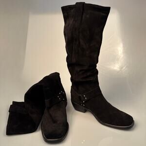 Black Free People Lockhart Harness Boots